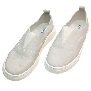Kensie Salia Slip On Women Size 8.5 Beige Textile Sneakers KS251603